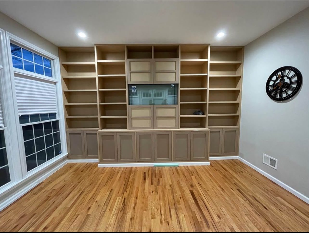 Custom built-in cabinetry in a Massachusetts home